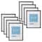8 Pack: Narrow Belmont Frame with Mat by Studio Décor®
